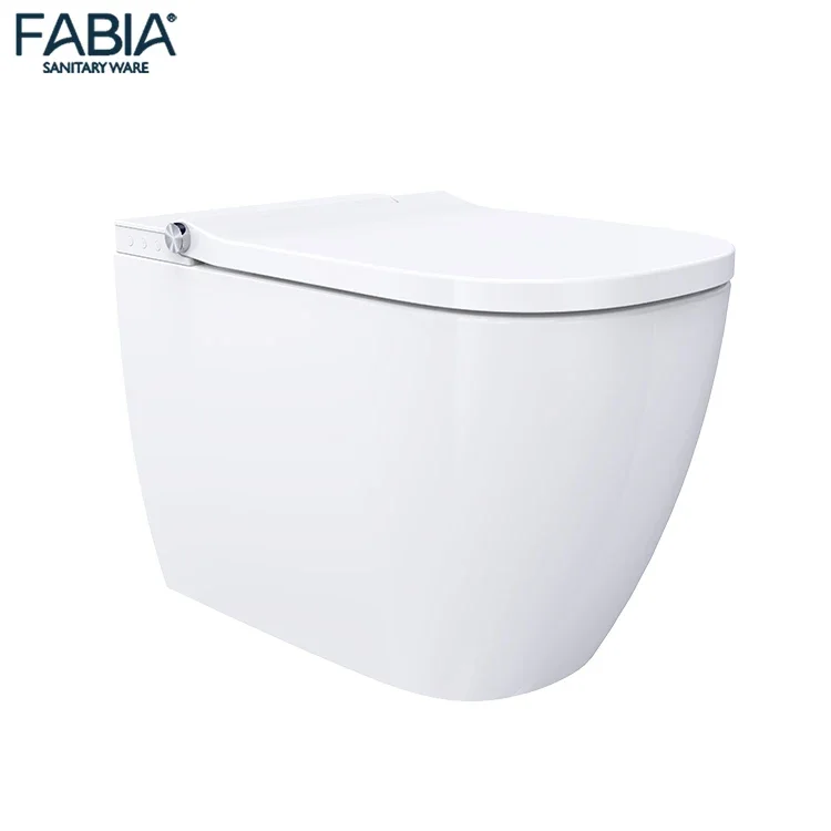 Factory supply white one piece elongated Floor Mounted Ceramic toilet bowl