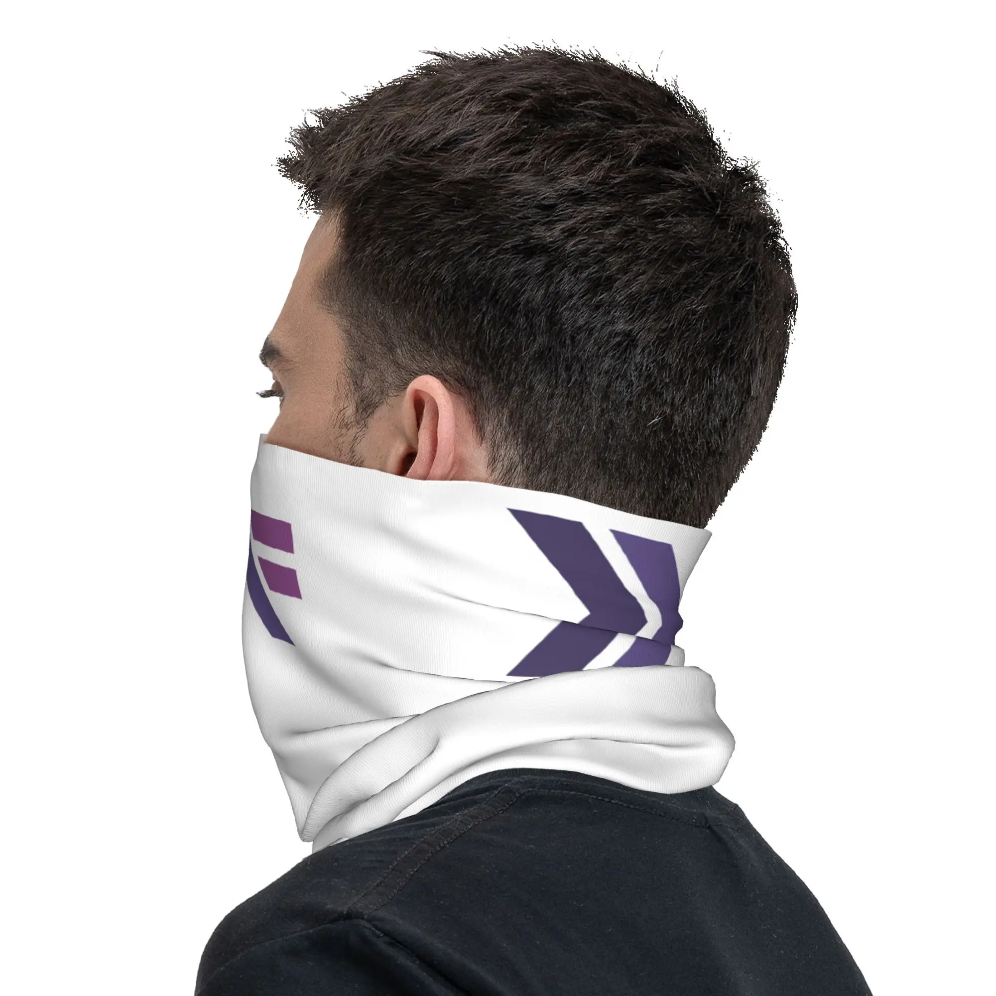 وشاح قناع مطبوع برقبة باندانا رسمي من هاسكل، عصابة رأس متعددة الاستخدام للجري للرجال والنساء والكبار طوال الموسم