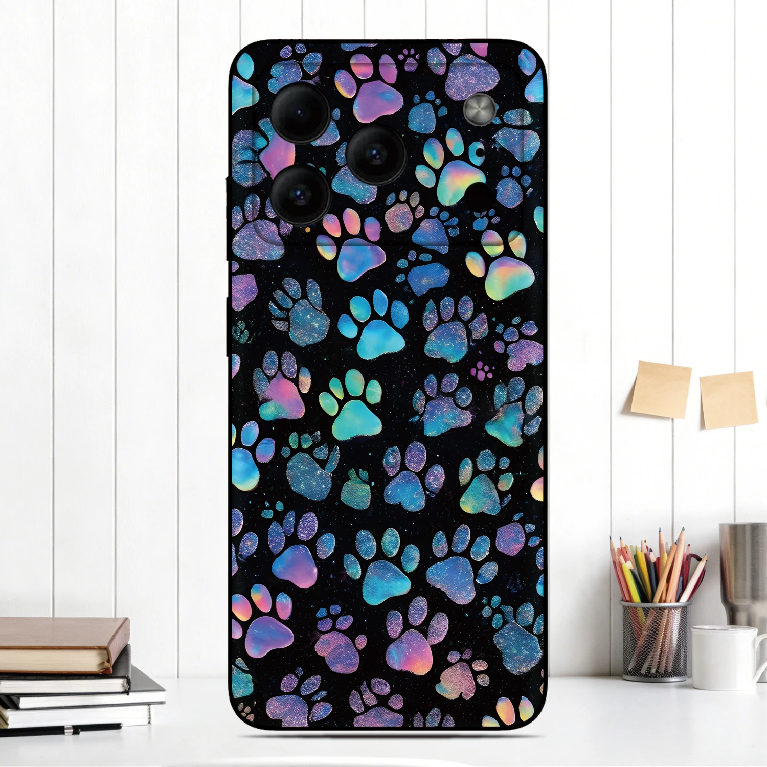 Painted Dog Paw Phone Case For ASUS Zenfone 10 9 8 Flip 5z ROG Phone 2 3 5 5s 6 7 Pro ZS630KL ZS661KS Custom Image Back Cover - view 6