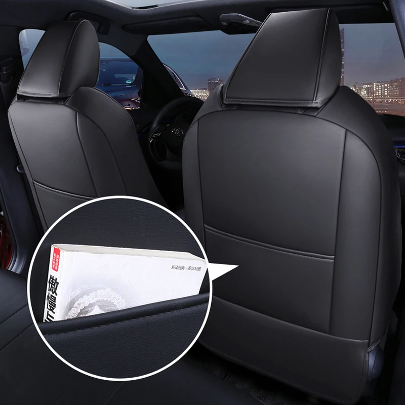 Car Styling Seat Cover For Toyota CHR 2018 2019 2020 2021 2022 2023 2024 Protecting Seat Cushion Leather  Accessories -Full sets