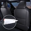 Toyota chr 2018, 2019, 2020, 2021, 2022, 2023, 2024,用の革製カーシートカバー,完全なセット 4