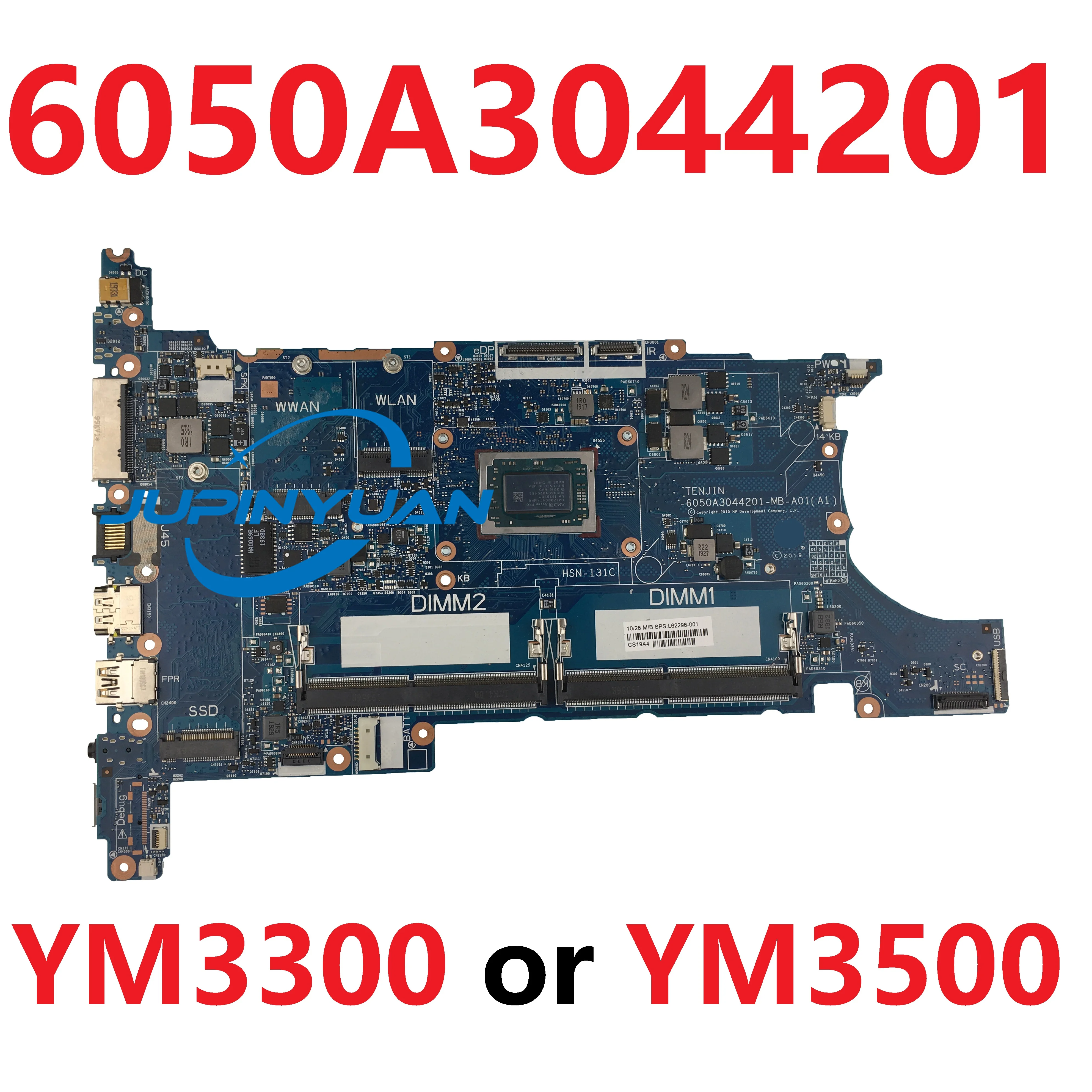 For HP Elitebook 755 G6 745 G6 Laptop Motherboard 6050A3044201 Mainboard L62972-601 L62295-601 With R3-3300U R5-3500U CPU DDR4