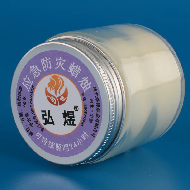 Candele di vetro Prevenzione di disastri di emergenza Illuminazione di sicurezza Tazze di candele Candele da esterno senza fumo e inodore per la casa