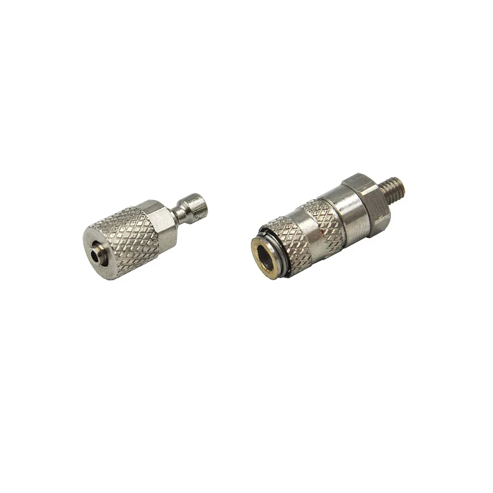 M3 Hydraulic Quick Coupling, 3mm Oil Pipe Connector for 1/14 DIY RC Excavator Tamiya Dumper Truck Hydraulic System Accessories