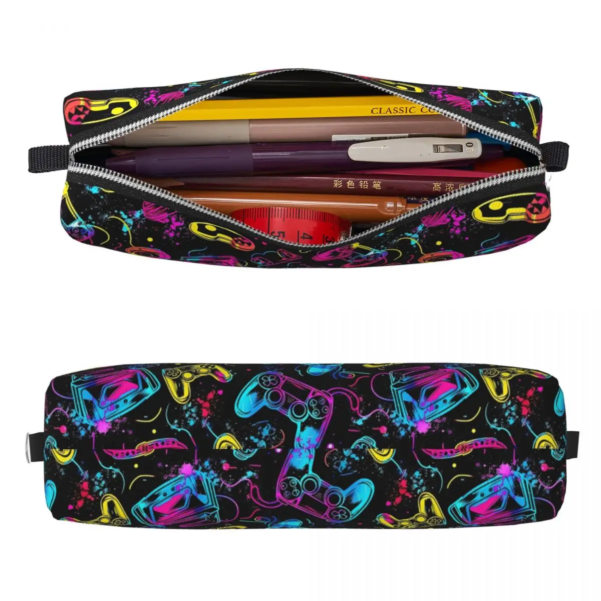 Astucci per controller di gioco per videogiochi Astucci per matite Portapenne per studenti Borsa portaoggetti grande Studenti Regali scolastici Cancelleria