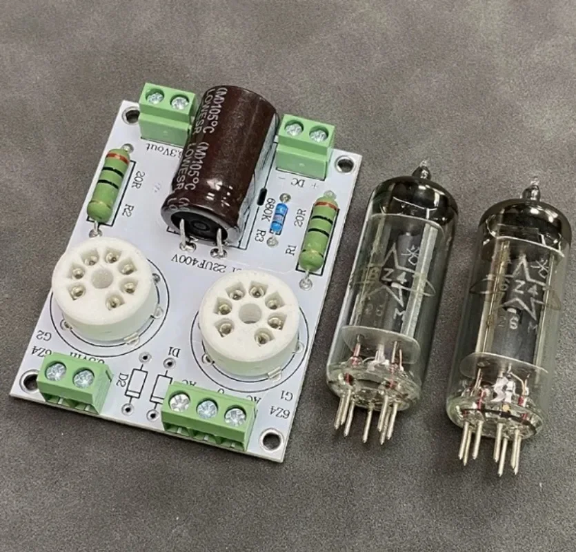 6Z4 Electronic Tube Rectification Board Double Tube Parallel Experiment Learning Single and Double Power Winding Usage