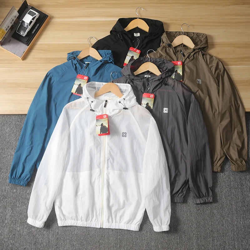 

Light as Wing Breathable Summer Men's Outdoor Sports Sun Protection Casual Jaet Skin Clothes Faion Urban Sle