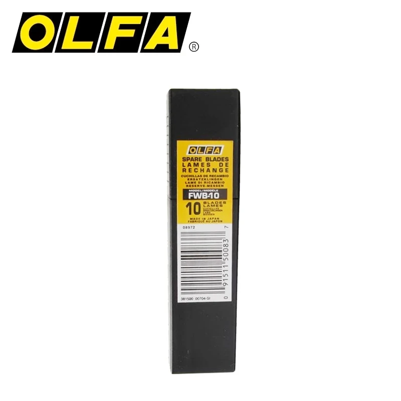 10 PCs OLFA FWB-10 ultra sharp 12,5mm black blade cutting blade, wallpaper and wallpaper cutting blade