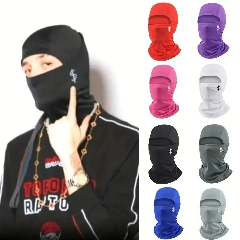 1PC Mode Gedruckt Balaclava männer Sommer Atmungsaktive Radfahren Maske Kühlen Sonnencreme Headcover Vollständige Abdeckung Radfahren Hut