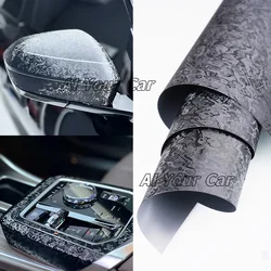Ghost Black Carbon Fiber Film Forge Cosmic Sticker PET Waterproof Motorcycle Modified Film Car Body Tuning Decor Car Accessories