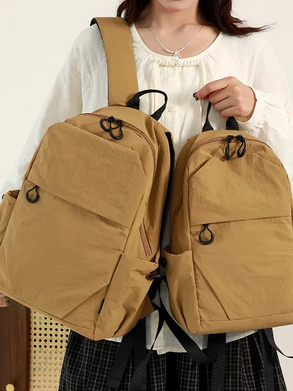 2026 Fashion Zipper Trendy New Backpack with Large Capacity Waterproof Design for Women's Commuting Comfort