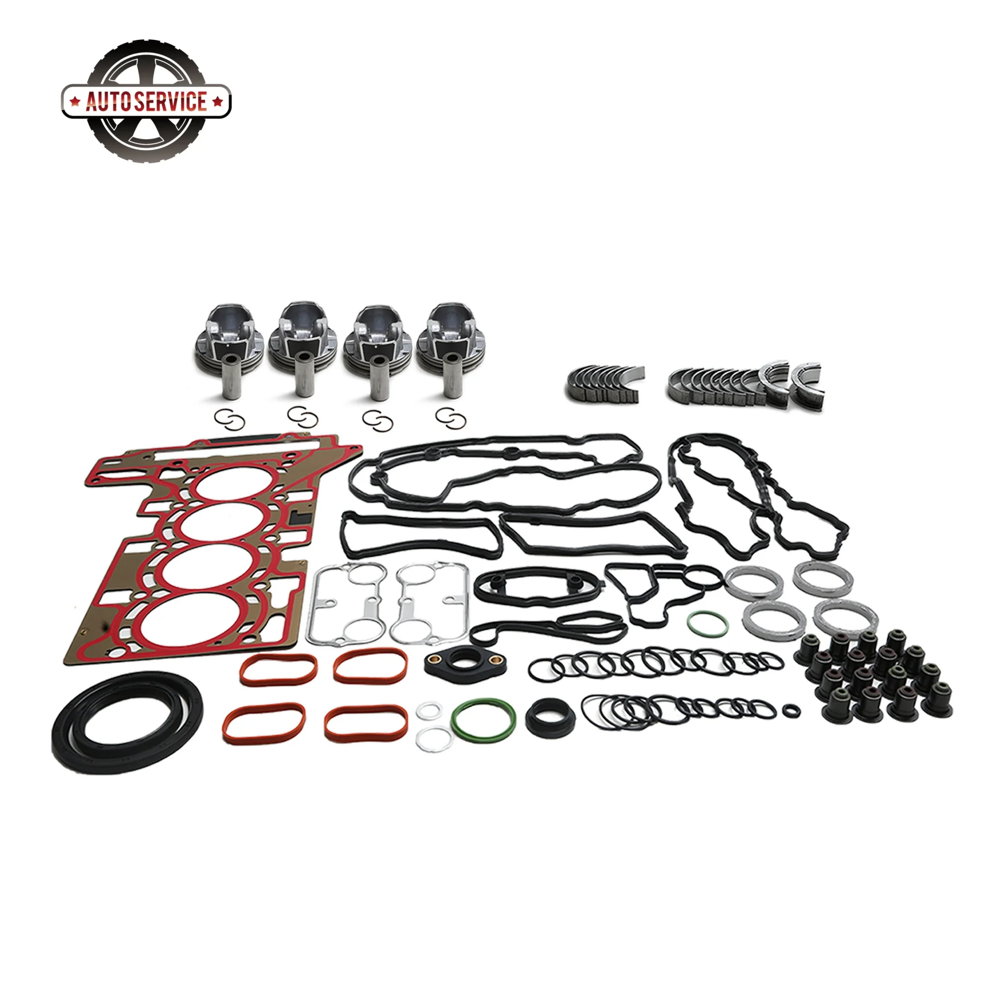 Engine Overhaul Kit Fit for BMW F20 F23 F30 F32 F33 F36 F80 F82 X1 X3 X4 X5 Z4 E84 E89 520i 523i 2.0T 11258606459 11128676519