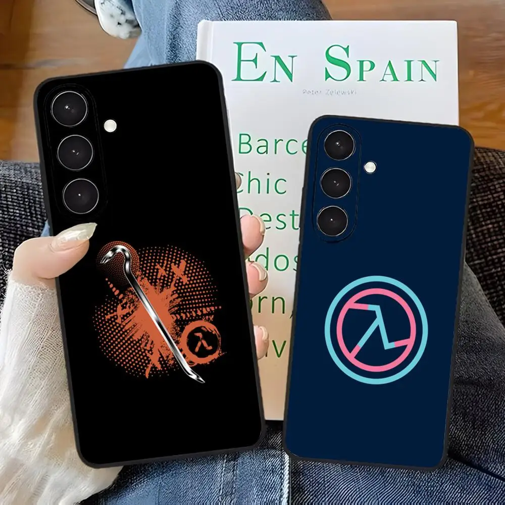 H-Half L-Life Logo Phone Case For Samsung S26 S25 S24 S23 S22 Ultra Plus Fe A57 A37 A17 A27 5G Silicon Cover