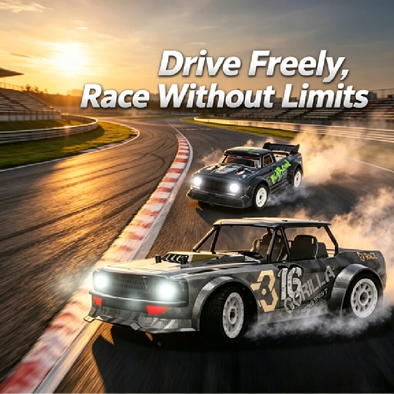 Sg 1603 Rc Drift Car 1 16 Scale Full Proportional Remote Control 30km H High Speed Racing Vehicle With Led Light For Adult Hobby