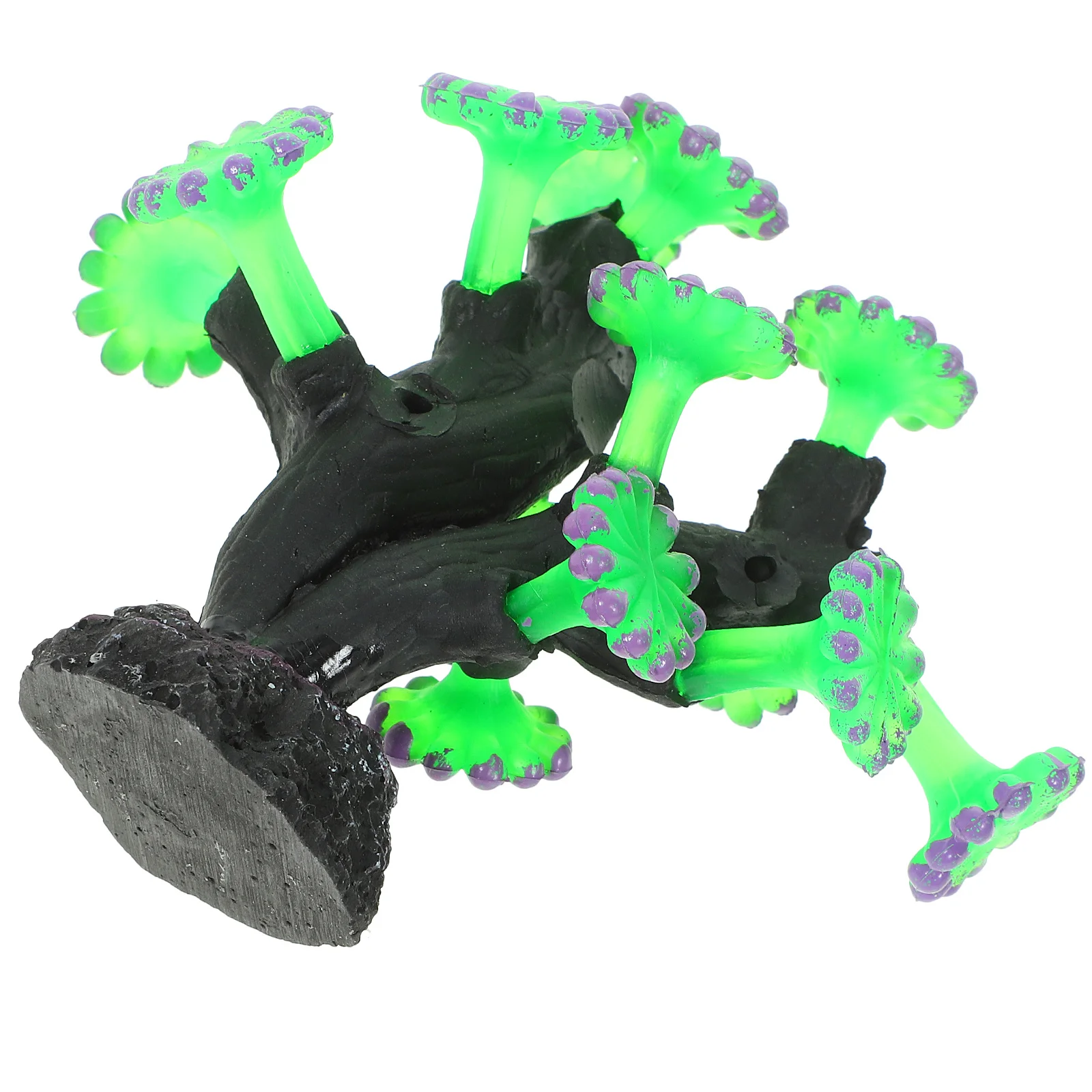 

Silicone Coral Tree Decorative Aquarium Landscaping Simulation Coral Ornament Fish Tank Decoration Underwater Plant Decor