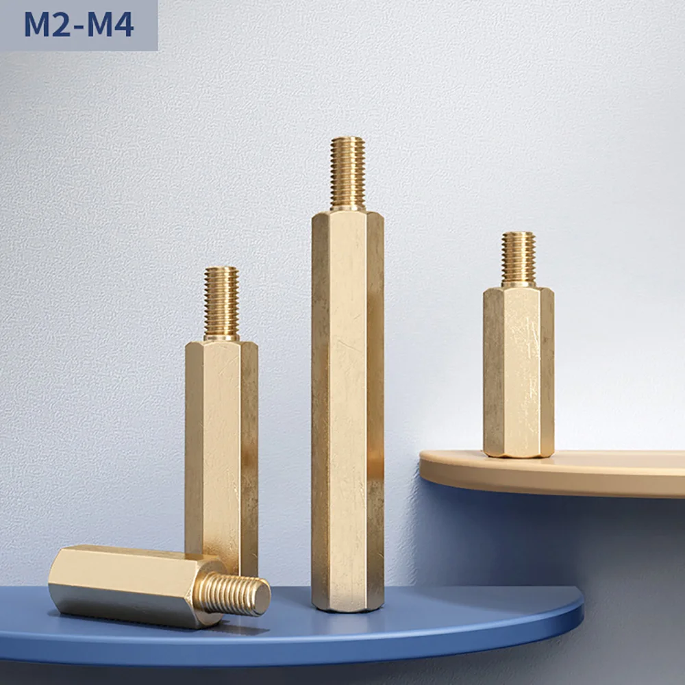 M2 M2.5 M3 M4 PCB Computer PC Motherboard Standoff Female Male Standoff Set Brass Hex Standoff Spacer Screws Threaded Pillar Set