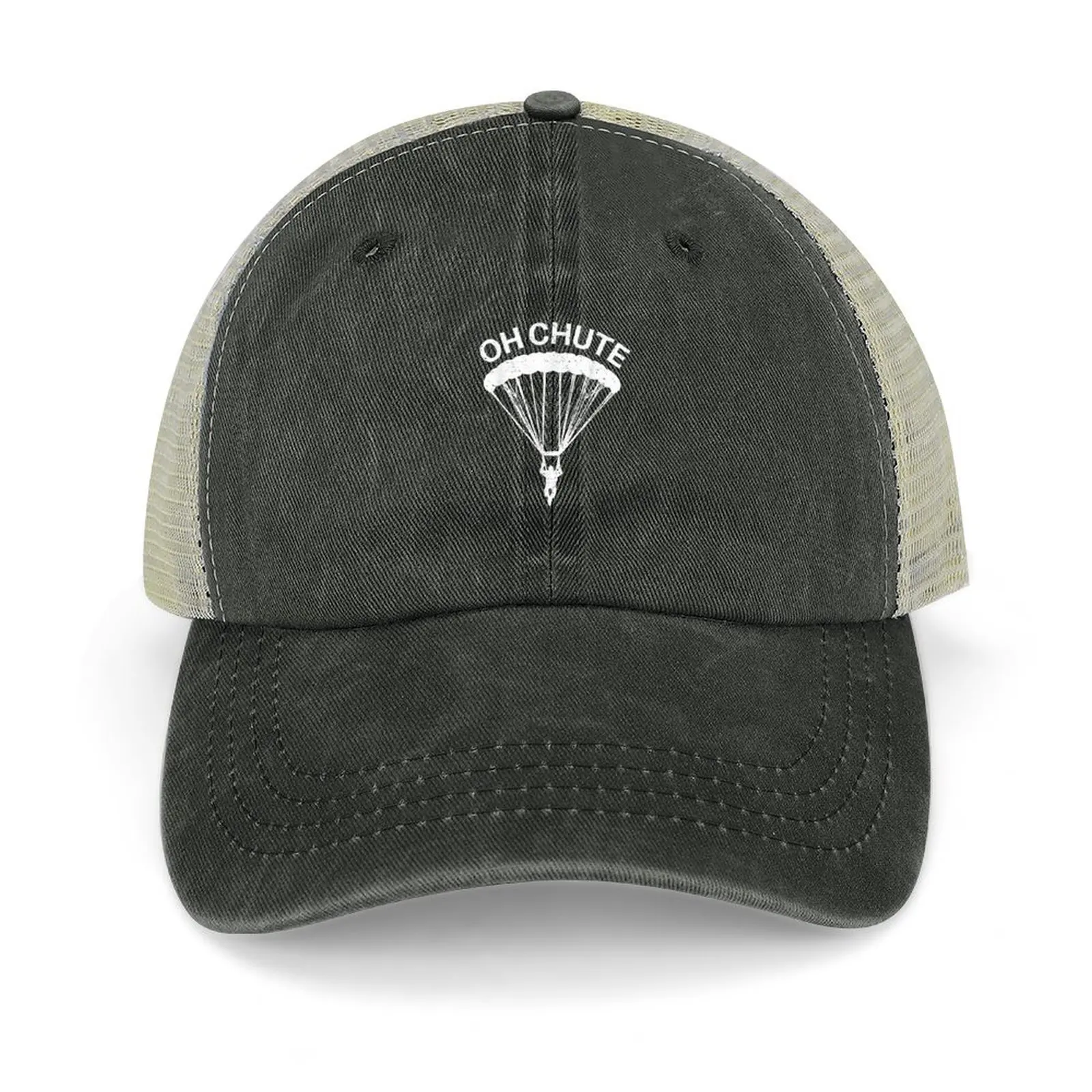 

Funny skydiving ,dont follow me ,skydiving humer,oh chut Baseball Cap Male hat black Women Hats Men's