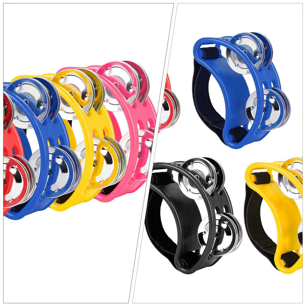 

Foot Tambourines Percussion Instrument Unique Footbells Hand-Eye Coordination Music Education Performance Accompaniment