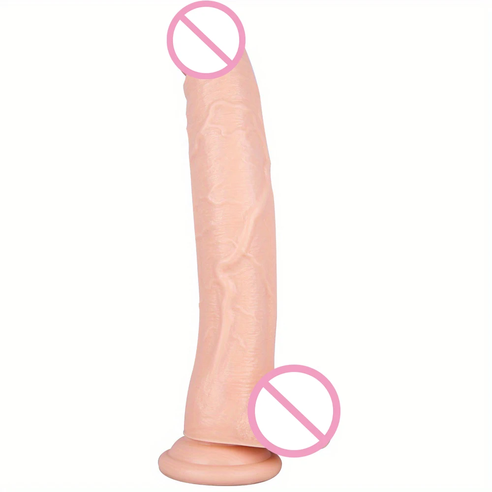 Realistic dildo 12 inch oversized penis erotic toys for men and women with thick glans real penis strong suction cups stiff peni