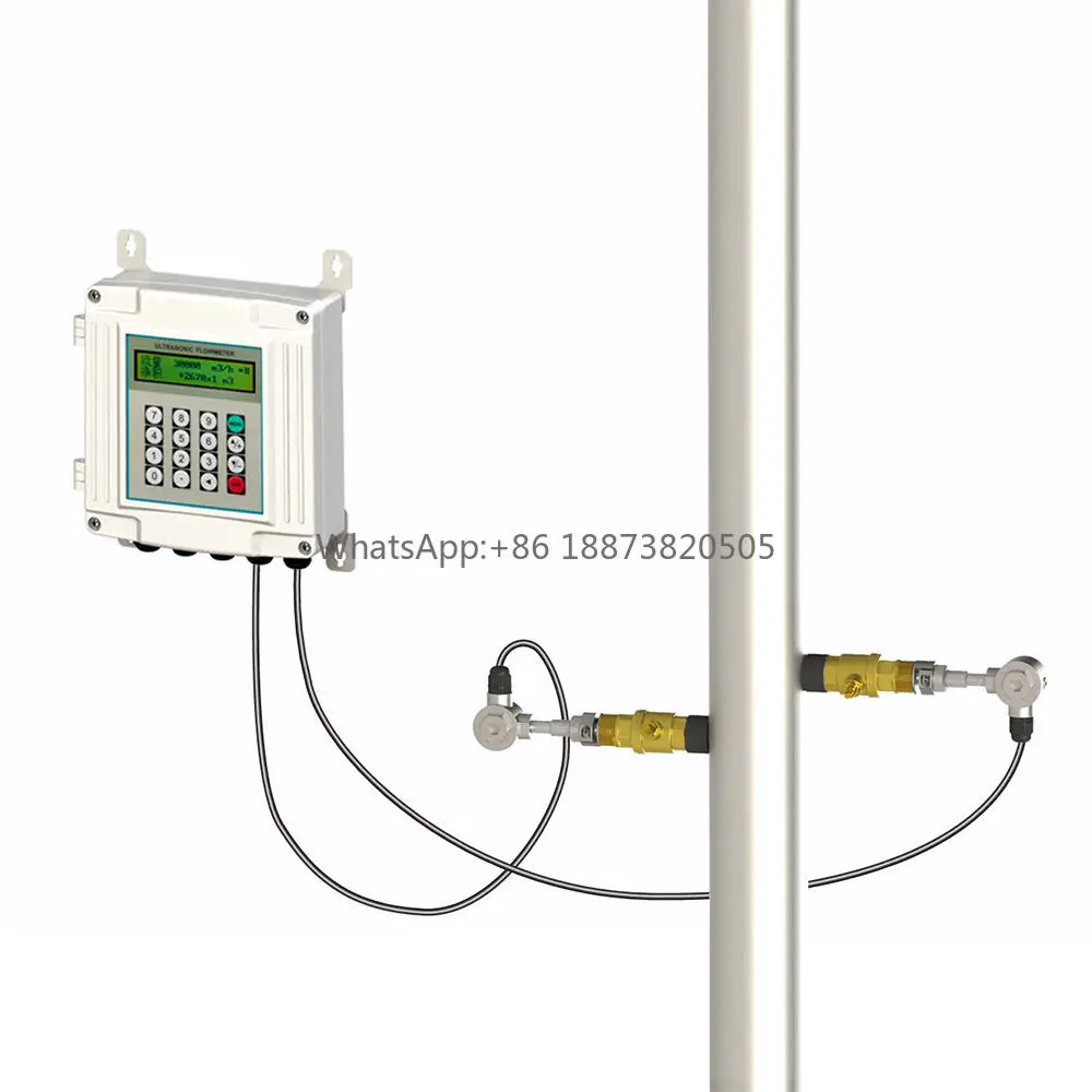 High Accuracy Portable Analogue Output Ultra Sonic Flow Meter Ultrasonic Water Wall Mounted Flow Meter