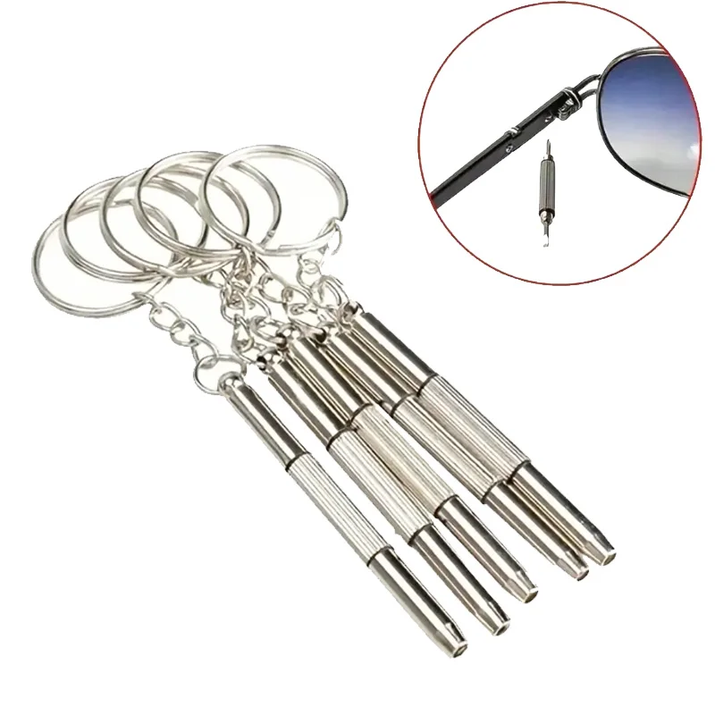 

Мини-отвертки для ручных очков 3-в-1 Наборы для ремонта очков Многофункциональные солнцезащитные очки Набор отверток для очков с