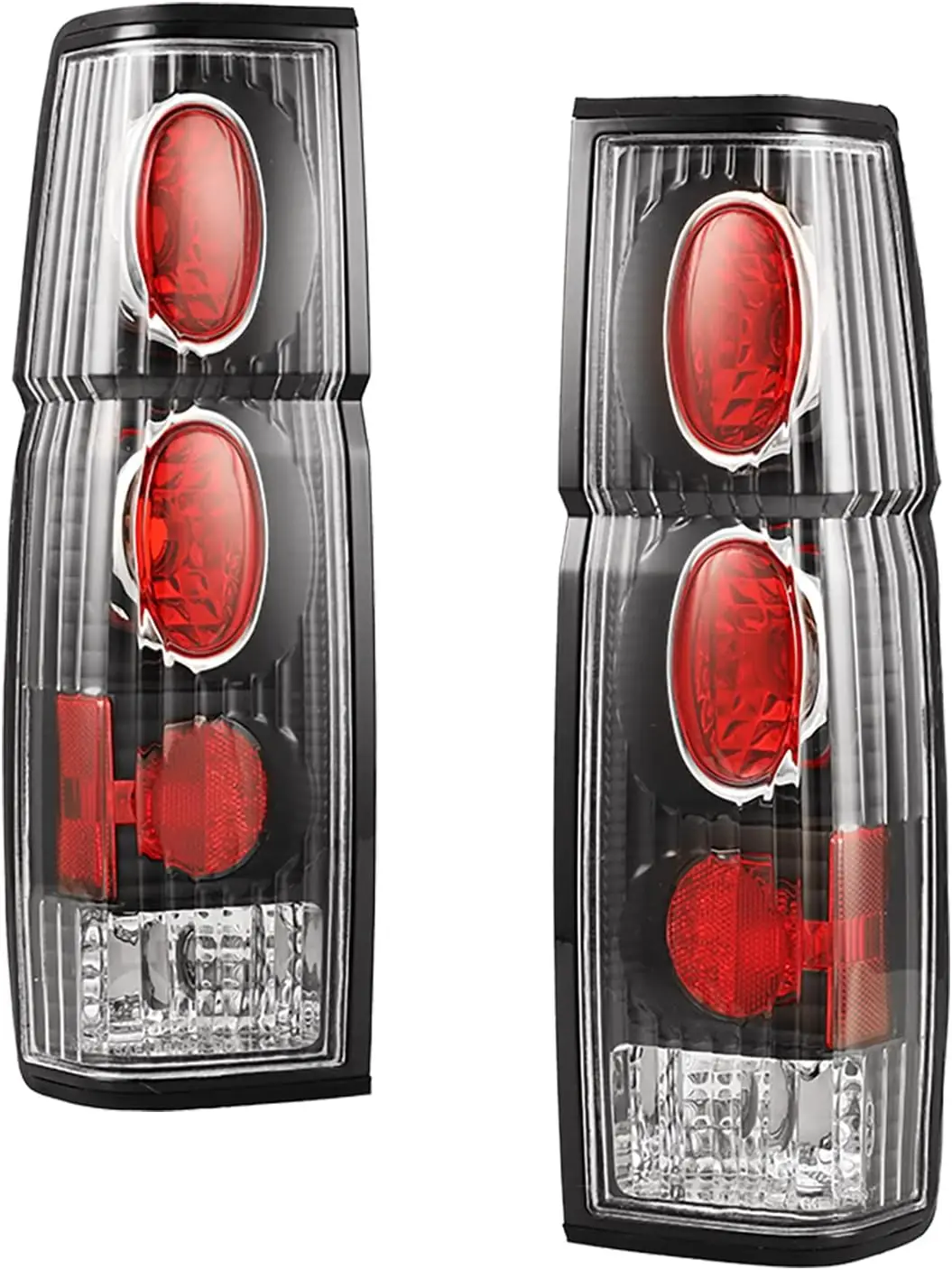 

Светодиодные задние фонари для Nissan D21 Hardbody 1986-1994, матовый черный, замена для SE/XE, водительский пассажир