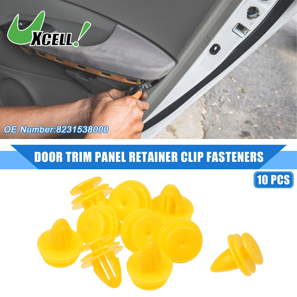 

UXCELL 10/20/25/30/40/50/80/100 Pcs Door Trim Panel Retainer Clip Fasteners for Chevrolet Aveo 2004-2011