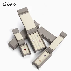 Covered Bare Stone Box Diamond Display Stand Jewel Props Gems Storage Jewelry Exhibition Portable Storage Box