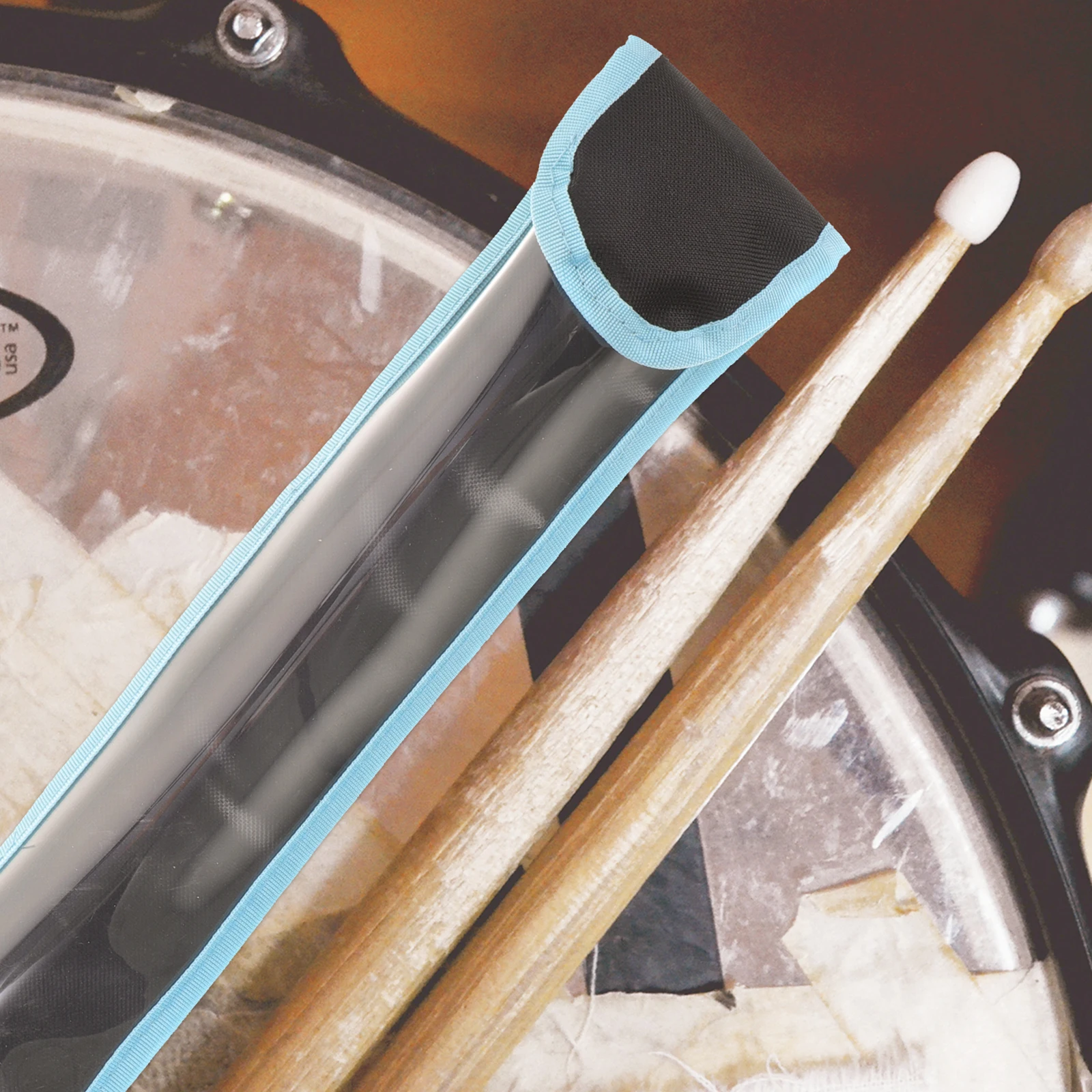 

Drumstick Bag Portable Waterproof Drum Stick Storage Pouch Durable Plastic Nylon Mallets Holder for Practice Performance