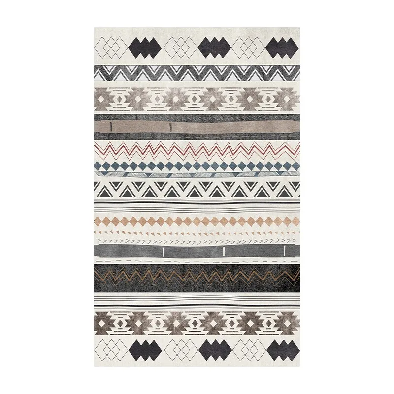 Tent hotel full of carpets Ethnic style wild luxury camp moisture-proof floor mat Scenic resort homestay tent carpet mat
