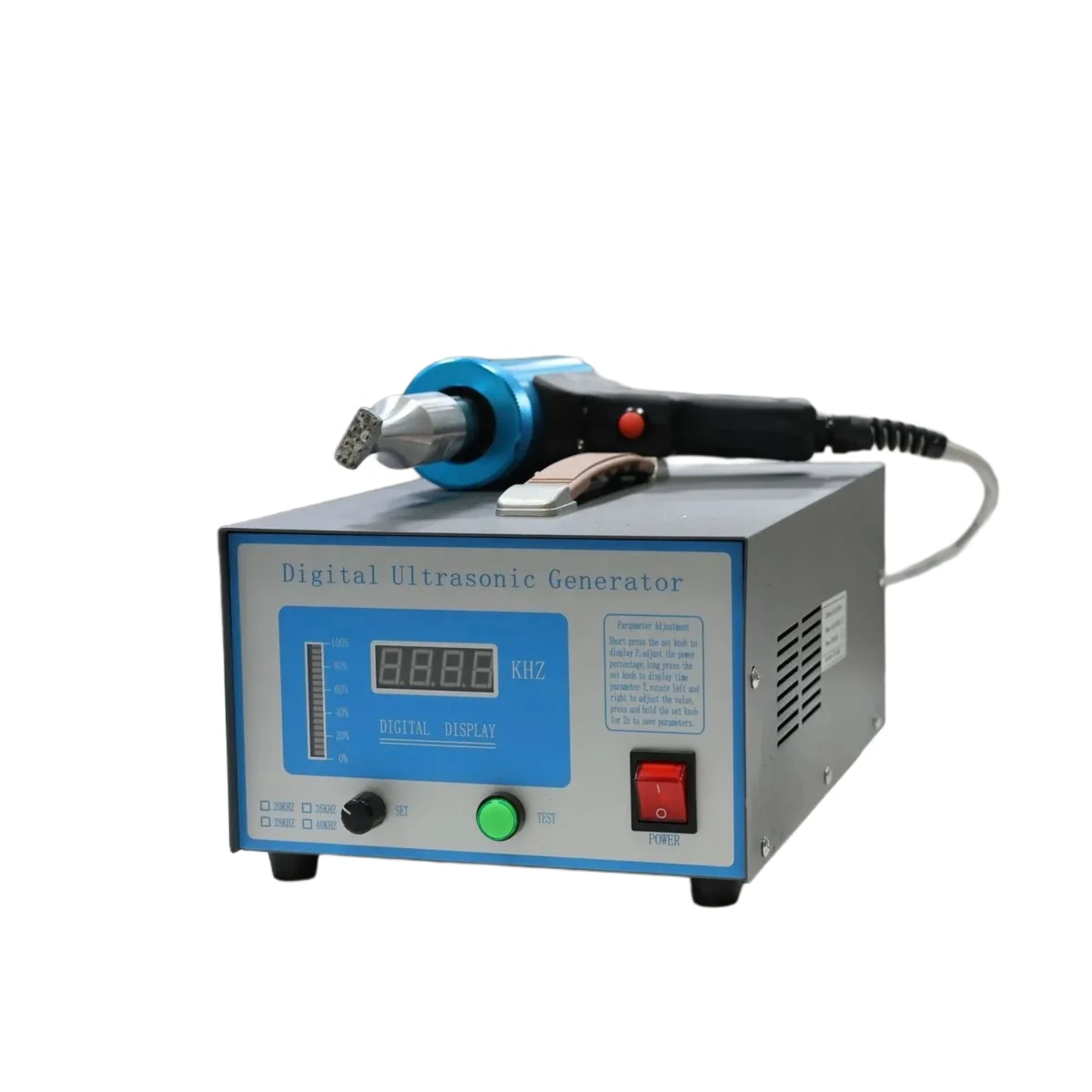 

【HOT】KH-28KHZ Ultrasonic Spot Welder IGBT Inverter Module High-Frequency Welding Spot Welding Head Straight Handle Options