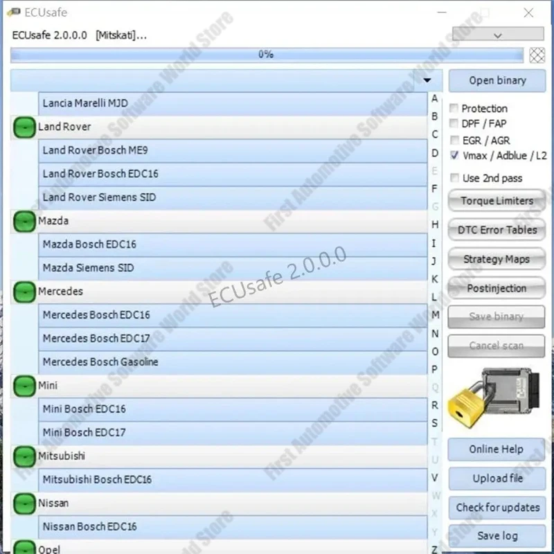 2024 Newest ECUSafe 2.0 ECU ECM Car software for ecuprogramming English Diagnostic Software For Car and Trucks ecu safe software