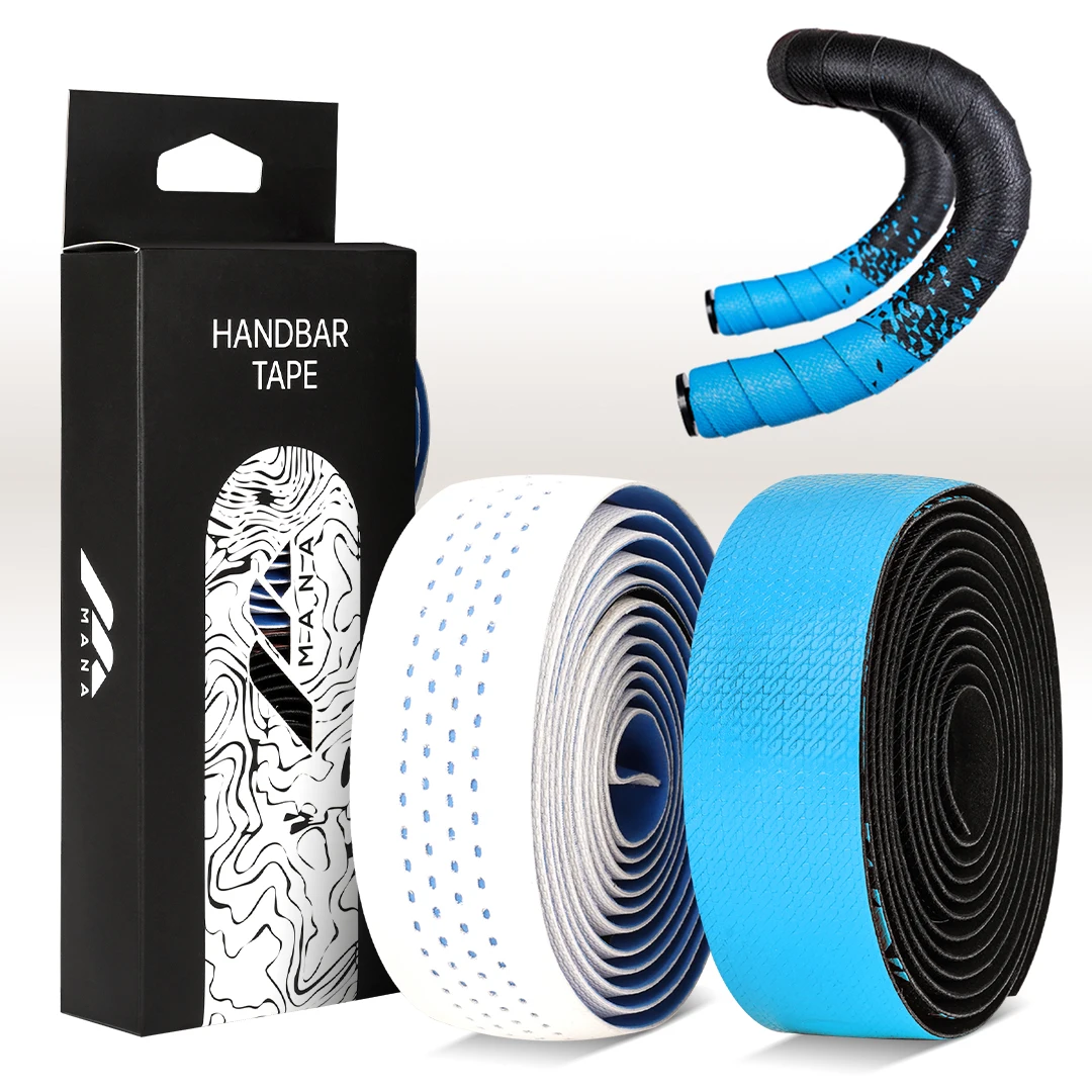 MANA Bicycle Handlebar Tape Self-Adhesive PU+EVA Material Non-Slip Shock Absorption Comfortable And Lightweight