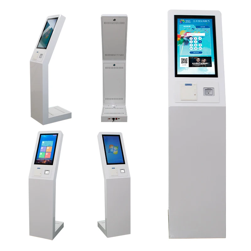 

Windows 21.5 Inch Self Payment Advertising Display Terminal Stand Thermal Printing Touch Screen Interactive Information Kiosk