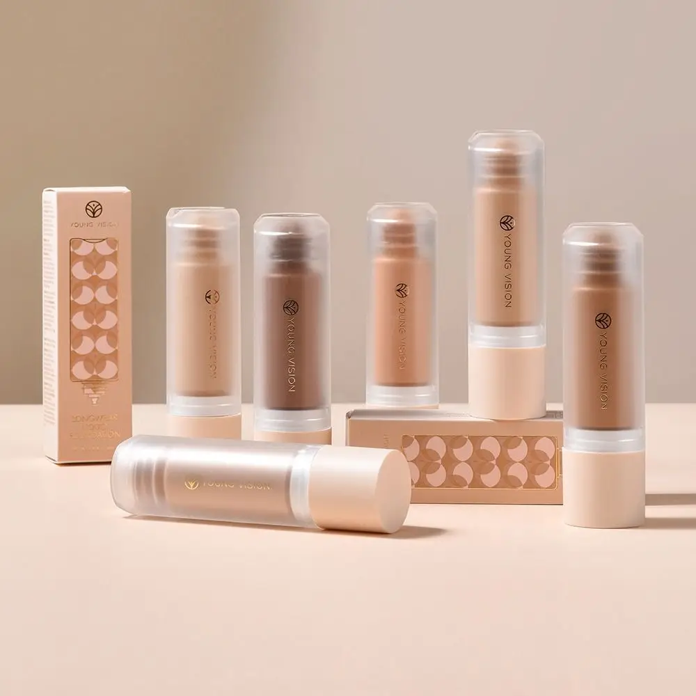 Nieuwe Hoes Donkere Kringen Gezicht Foundation Olie-Controle Hydraterende Concealer Waterdichte Duurzame Face Base Crème Face Make-Up