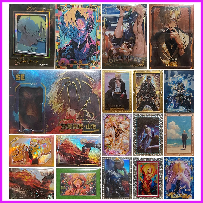 أنيمي قطعة واحدة نادرة PSR GDB SE CNA SZR SZP JWR SL BGP SSR XZ سانجي تحصيل بطاقات لعب للبنين عيد الميلاد هدية عيد ميلاد #1