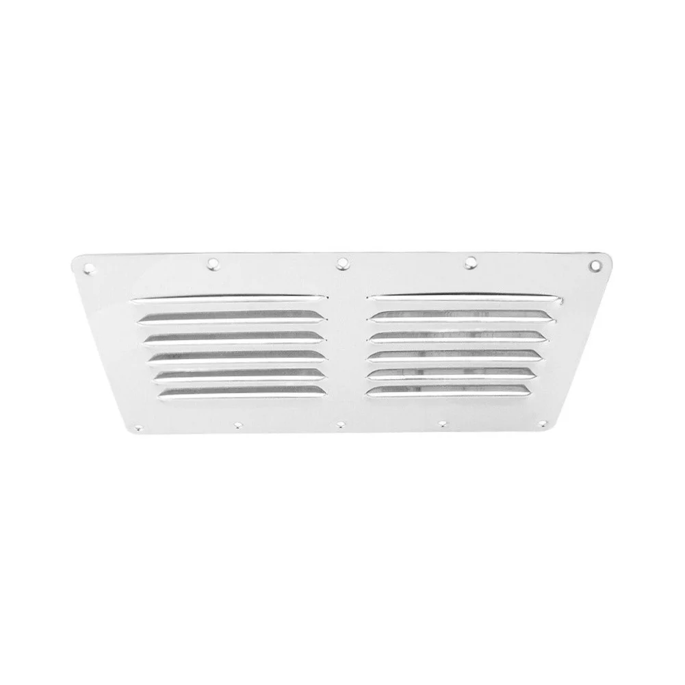304 Stainless Steel Ventilation Board 230x115mm Rectangular For Exhaust Vent Panel Polished Rust For Proof For Yacht For Rv