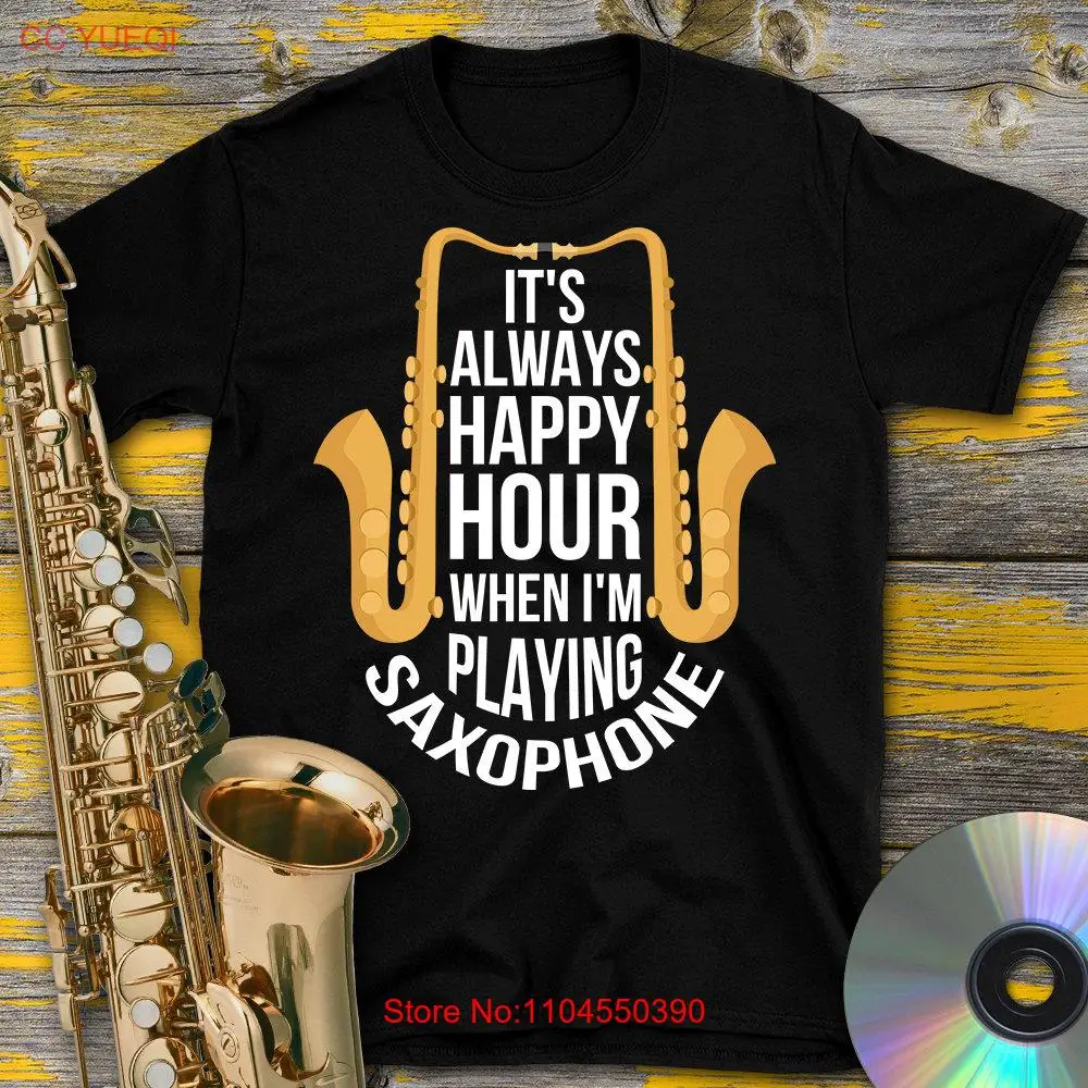 

Saxophone T Shirt Jazz Sax Player s Fest long or short sleeves