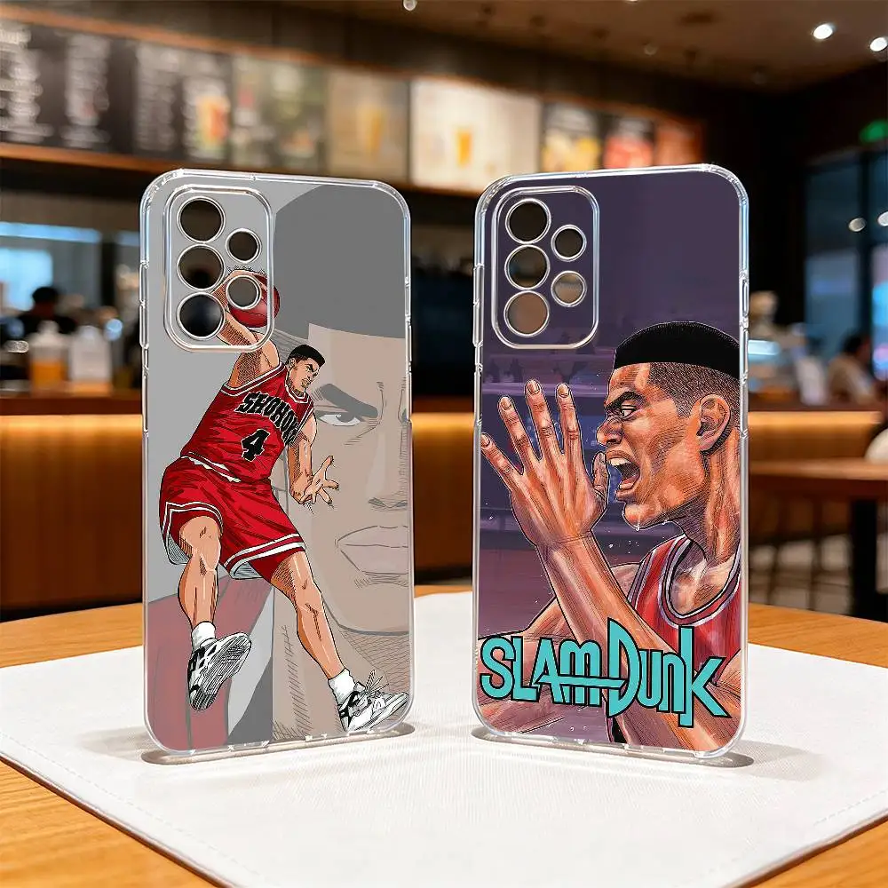 

Slam Dunk Takenori A-Akagi Phone Case Transparent Silicone Soft For Samsung S25,S24,S21,S22,S23,S30,Ultra,S20,Plus,Fe