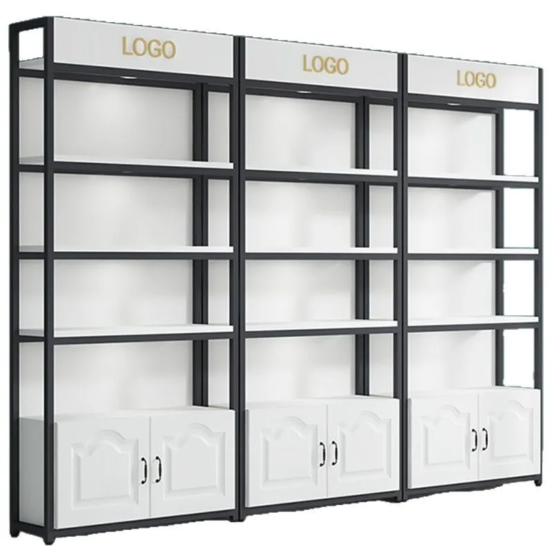 Cosmetics product display cabinet shelf display cabinet free combination supermarket  floor-to-ceiling