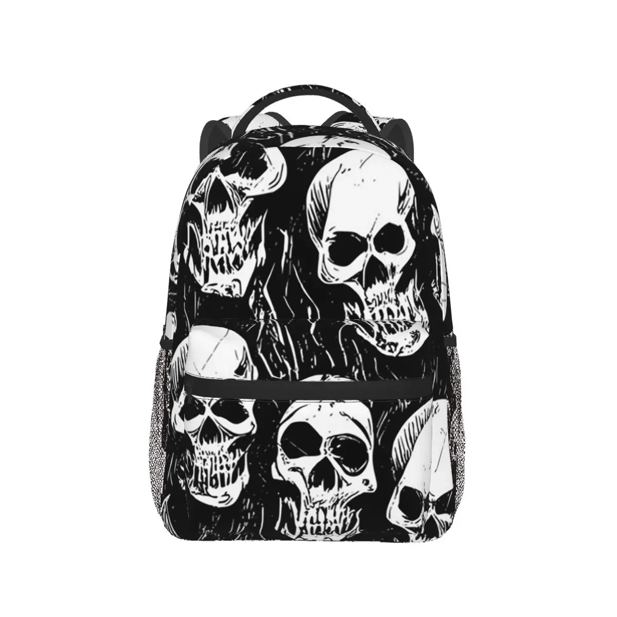 

Style Halloween Horror Skull Backpack Hot Sale Daypack Large Capacity Children BookBag School Bag Shoulder Bags for Men Women