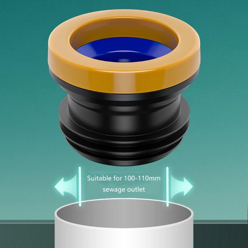 A1W1 변기 씰 씰링 링 유니버설 변기 가스켓 누출 방지 탈취제 플랜지 링 욕실 액세서리
