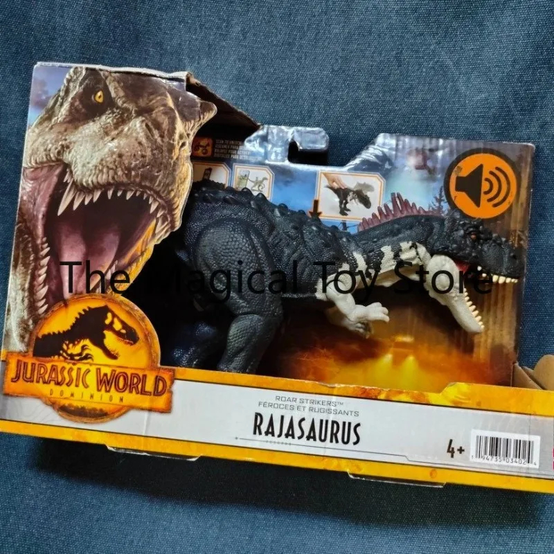 Efecto de Sonido Original: Sonido Rugiente del Rey Dragón de Jurassic World, Plesiosaurio, Mini Juguete de Dinosaurio Raro con Sonido