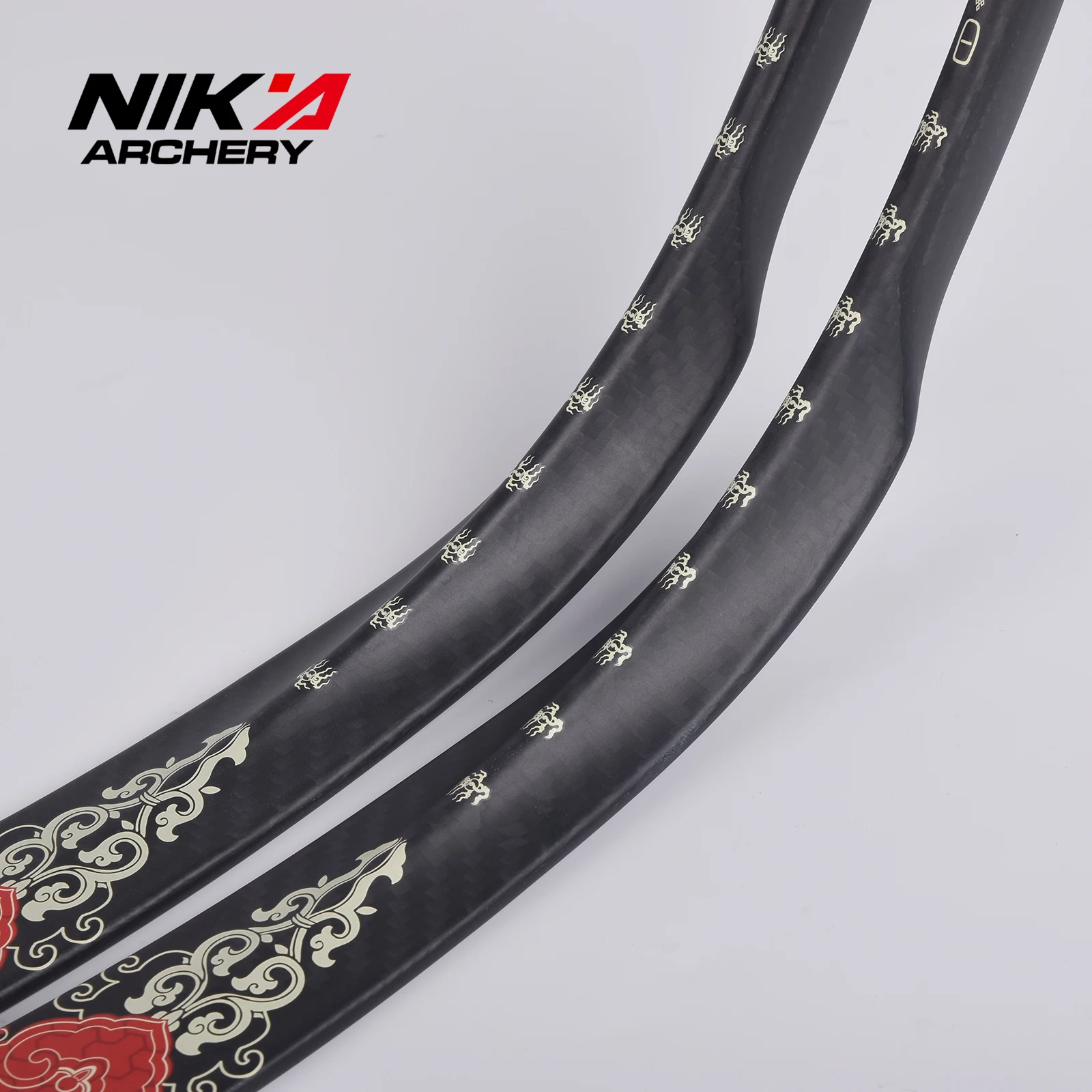 52 In NIKA TR-1C Ming Xiaoshao·Jingyuan Recurve Bow Carbon Fiber Fiberglass One-piece Molded 14~50LBS Archery Shooting Equipment