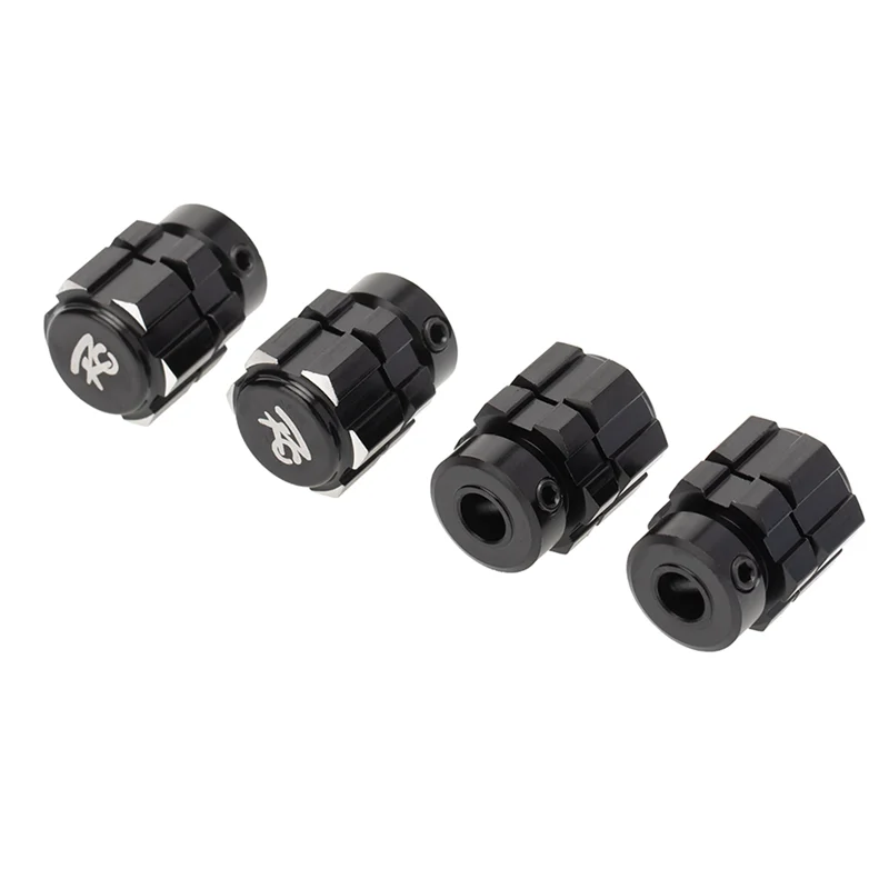 

YSUN-8Pcs 17Mm Hex Nuts Adapter Splined Wheel Hubs Extension Combiner For 1/10 Traxxas E-REVO SUMMIT RC Car Parts,Black