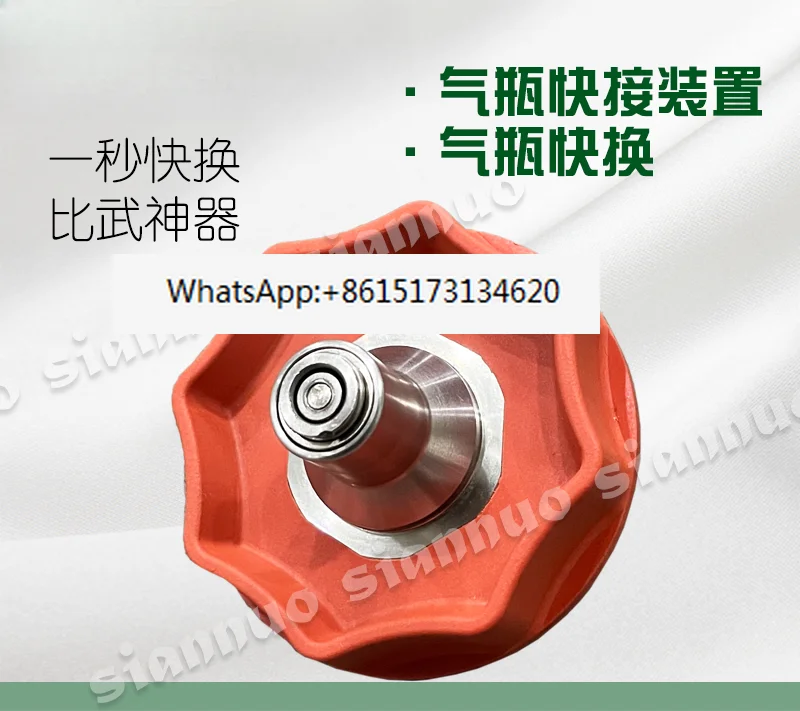 Gas cylinder quick connector quick change device air respirator accessories stainless steel high pressure