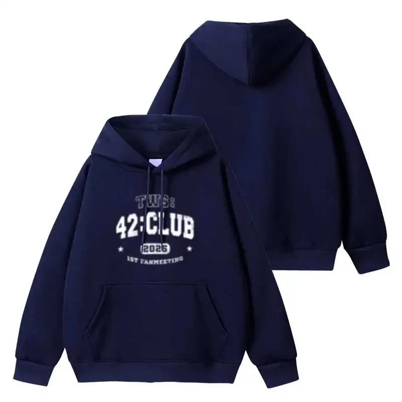 

KPOP TWS 42:CLUB 2025 World Tour Funny Hoodie Hip Hop Graphic Sweatshirts Poleron Hombre Streetwear Harajuku Tracksuit