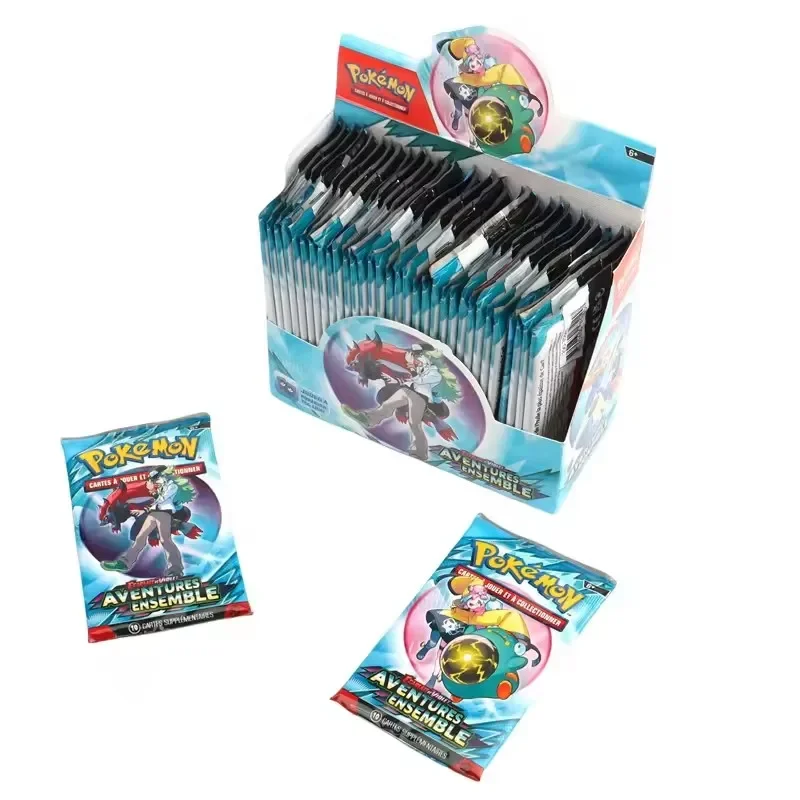 

360 шт., французский Pokémon Ecarlet & Violet Etsncelles Aventures, ансамбль Obsidian Flames Booster Box, карты Pokemon, 36 упаковок в коробке!