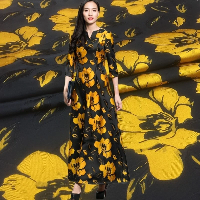 

Three-dimensional relief jacquard dress fabric for suits and overcoats