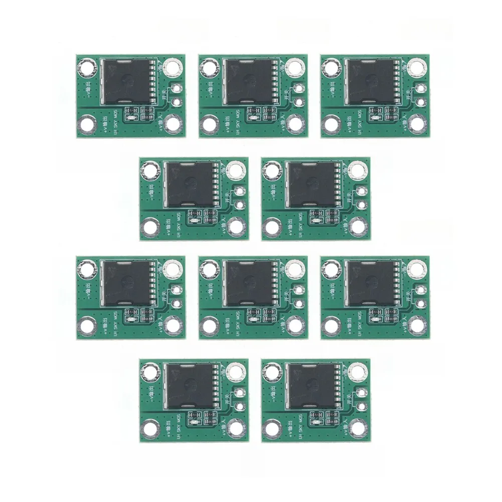 10Pcs Green 16x13mm MOS Triggered Switch Driver Module For 5-26V DC Signal High Current Control Field Effect Transistor Boar